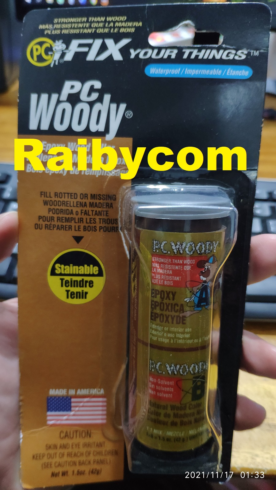 Lem_Fix_Pc_Woody_Epoxy_Wood_Filler_Dempul_Semua_Kayu_Furniture_Mebel