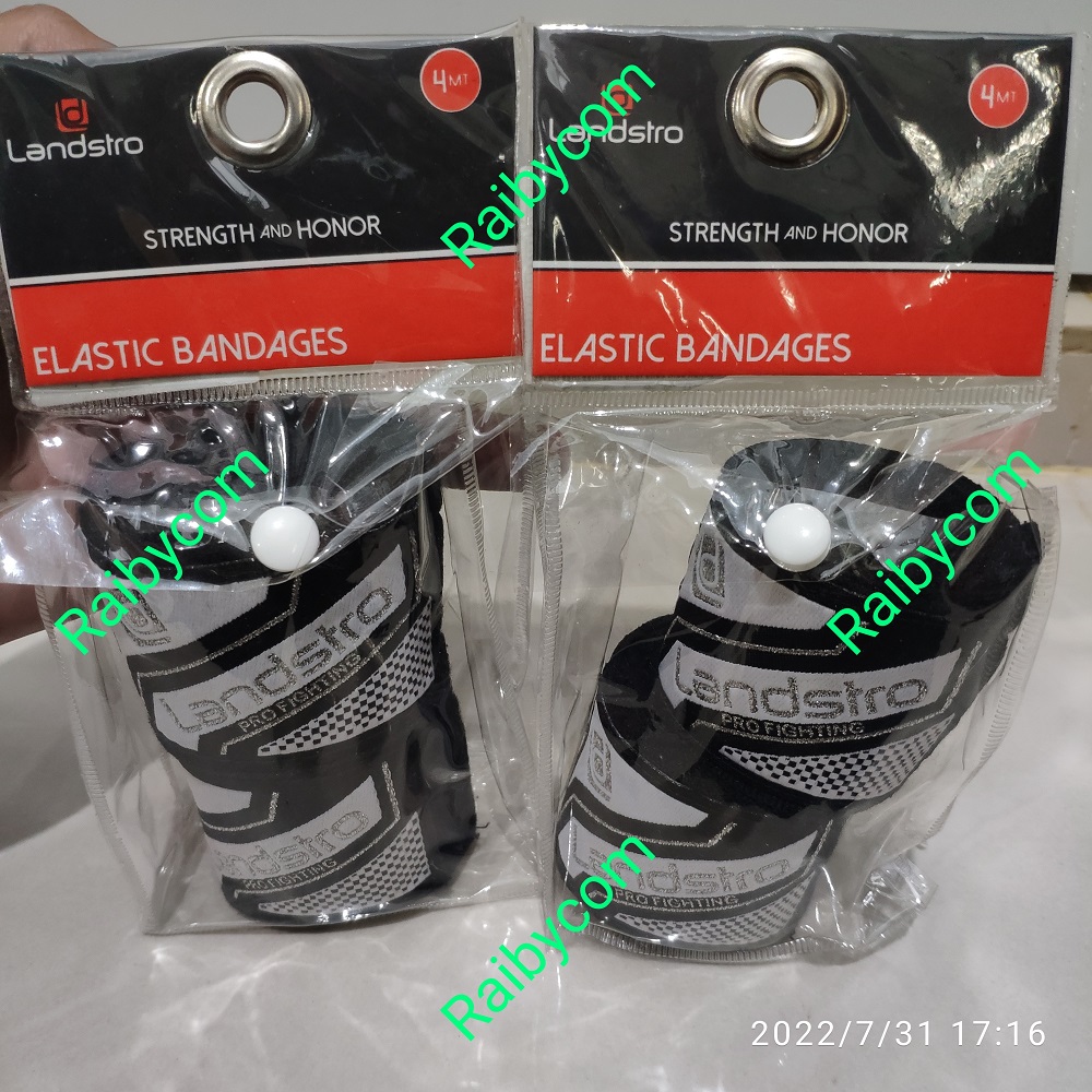 Bandage_4Meter_Handwrap_Boxing_Muay_Thai_MMA_Taekwondo_Tinju_Hand_Wrap_Black